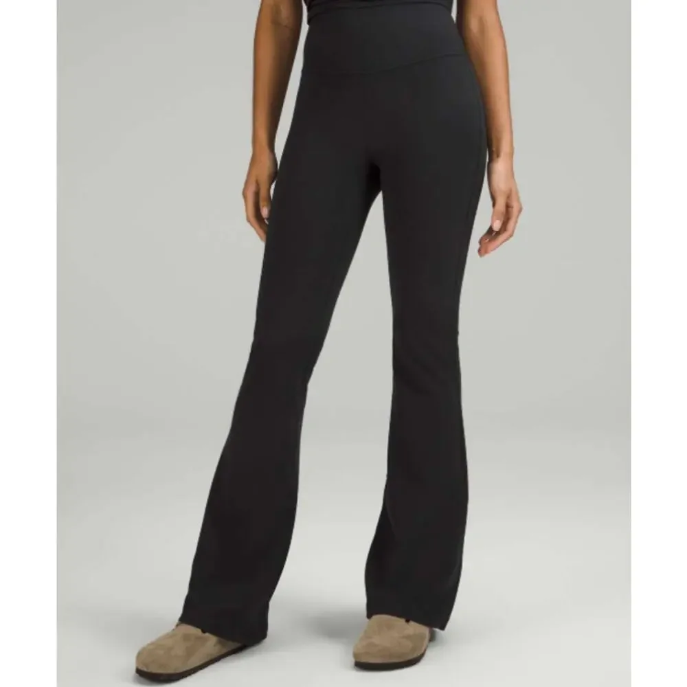 Lululemon Leggings Womens 4 Groove Nulu High Rise Flared Pant Black Yoga Pilates